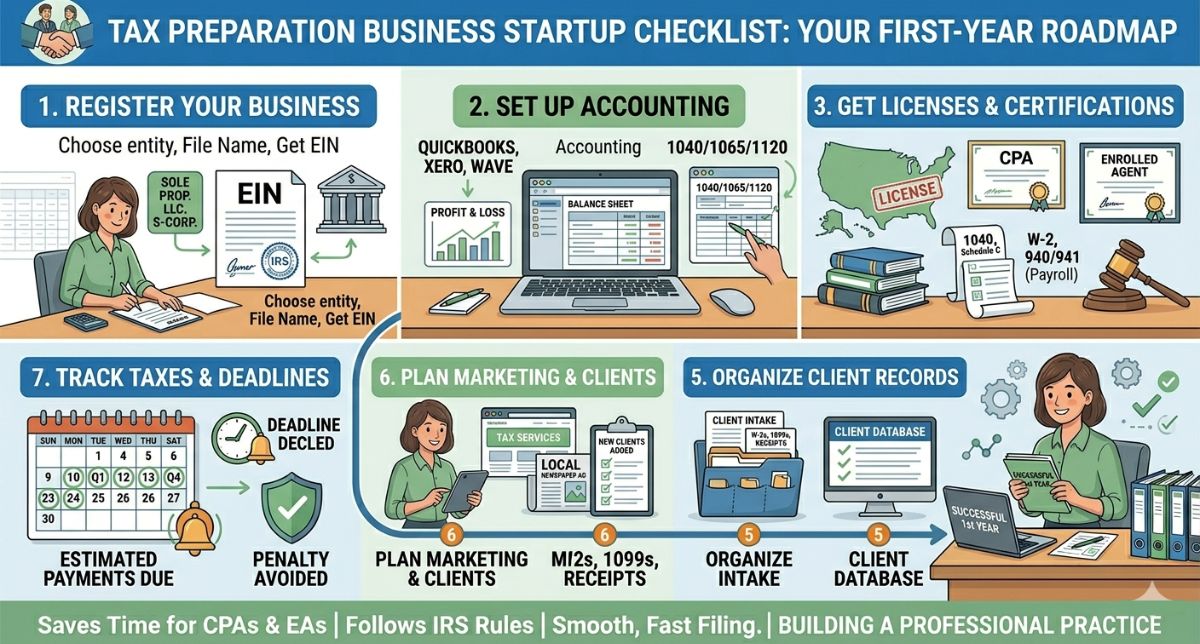 Tax Preparation Business Startup Checklist